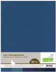 Lawn Fawn - 8.5X11 Textured Canvas Cardstock - Blue