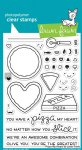 Lawn Fawn - Clear Stamps - Pizza My Heart