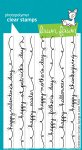 Lawn Fawn - Clear Stamps - Celebration Scripty Sayings