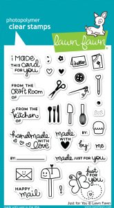 Lawn Fawn - Clear Stamps - Just For You