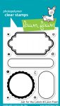 Lawn Fawn - Clear Stamps - Just For You Labels