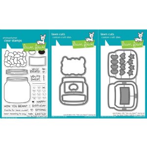 Lawn Fawn - Clear Stamps & Dies - How You Bean