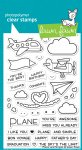 Lawn Fawn - Clear Stamps - Plane And Simple