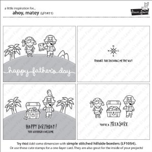 Lawn Fawn - Clear Stamps - Ahoy Matey