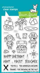 Lawn Fawn - Clear Stamps - Ahoy Matey