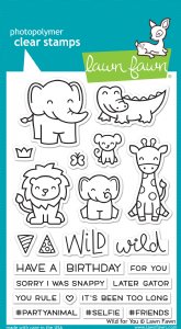 Lawn Fawn - Clear Stamps - Wild For You