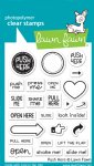 Lawn Fawn - Clear Stamps - Push Here