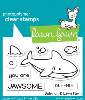 Lawn Fawn - Clear Stamps - Duh Nuh