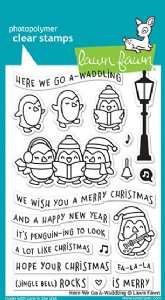 Lawn Fawn - Clear Stamps - Here We Go A-Waddling