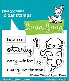 Lawn Fawn - Clear Stamps - Winter Otter