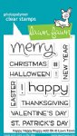 Lawn Fawn - Clear Stamps - Happy Happy Happy Add-On