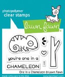 Lawn Fawn - Clear Stamps - One In A Chameleon