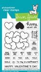 Lawn Fawn - Clear Stamps - How You Bean? Conversation Heart Add-On