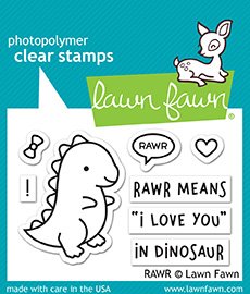Lawn Fawn - Clear Stamps - Rawr