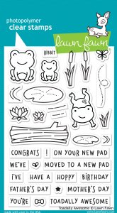 Lawn Fawn - Clear Stamps - Toadally Awesome