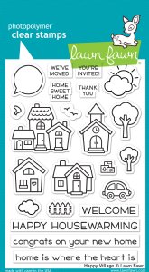 Lawn Fawn - Clear Stamps - Happy Village