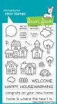 Lawn Fawn - Clear Stamps - Happy Village