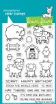 Lawn Fawn - Clear Stamps - Hay There