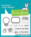 Lawn Fawn - Clear Stamps - Lights Out