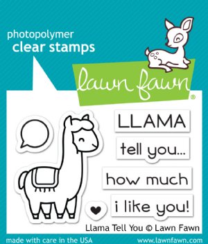 Lawn Fawn - Clear Stamps - Llama Tell You
