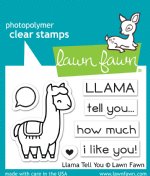 Lawn Fawn - Clear Stamps - Llama Tell You
