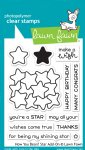 Lawn Fawn - Clear Stamps - How you bean? Star Add-On