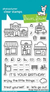 Lawn Fawn - Clear Stamps - Village Shops