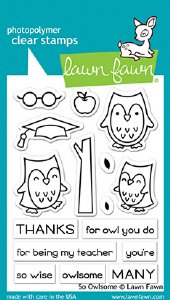 Lawn Fawn - Clear Stamps - So Owlsome
