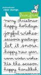 Lawn Fawn - Clear Stamps - Winter Scripty Sentiments