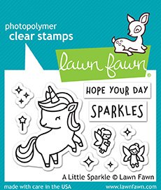 Lawn Fawn - Clear Stamps - A Little Sparkle