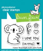 Lawn Fawn - Clear Stamps - I Love You (Calyptus)
