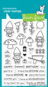 Lawn Fawn - Clear Stamps - Oh Gnome!