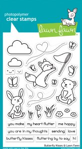Lawn Fawn - Clear Stamps - Butterfly Kisses
