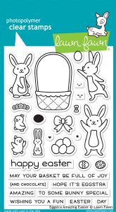 Lawn Fawn - Clear Stamps - Eggstra Amazing Easter