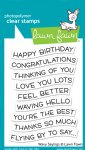 Lawn Fawn - Clear Stamps - Wavy Sayings