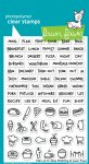 Lawn Fawn - Clear Stamps - Plan On It: Meal Planning