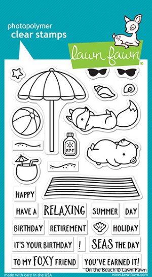 Lawn Fawn - Clear Stamps - On the Beach