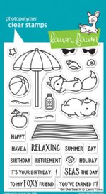 Lawn Fawn - Clear Stamps - On the Beach