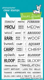 Lawn Fawn - Clear Stamps - Critter Chatter: Pets