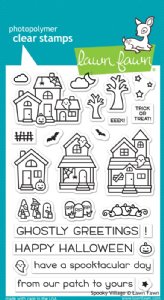 Lawn Fawn - Clear Stamps - Spooky Village