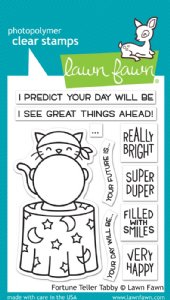 Lawn Fawn - Clear Stamps - Fortune Teller Tabby