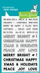 Lawn Fawn - Clear Stamps - Offset Sayings: Christmas