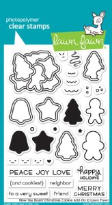 Lawn Fawn - Clear Stamps - How You Bean? Christmas Cookie Add-On