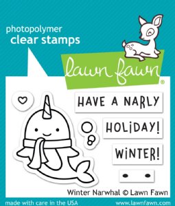 Lawn Fawn - Clear Stamps - Winter Narwhal