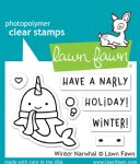 Lawn Fawn - Clear Stamps - Winter Narwhal