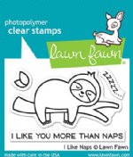 Lawn Fawn - Clear Stamp - I Like Naps