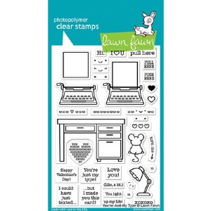 Lawn Fawn - Clear Stamps - You're Just My Type