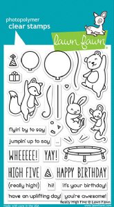 Lawn Fawn - Clear Stamps - Really High Five