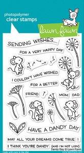Lawn Fawn - Clear Stamps - Dandy Day