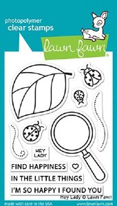 Lawn Fawn - Clear Stamps - Hey Lady